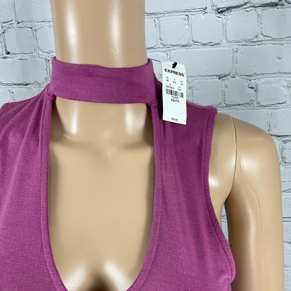 Express Sleeveless Chocker Neck top - Picture 3 of 5